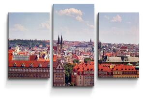 Sablio Obraz - 3-dílný Praha - 75x50 cm