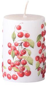 Vonná svíčka válec rustik s vůní Black Cherry 50x80 mm