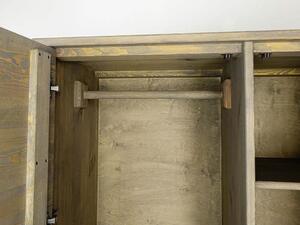 Seart Dvoukřídlová skříň Tennessee 104 cm
