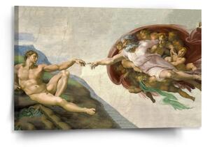 Sablio Obraz Stvoření Adama - Michelangelo Buonarroti - 120x80 cm