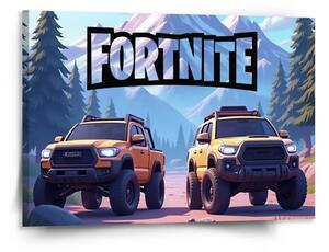 Sablio Obraz FORTNITE Off-road auta - 150x110 cm