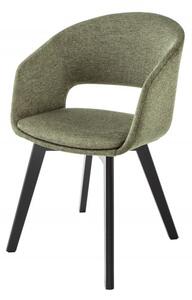 Židle NORDIC STAR zelená strukturovaná látka Nábytek | Jídelní prostory | Jídelní židle | Všechny jídelní židle
