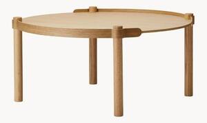Kulatý konferenční stolek z dubového dřeva Woody
