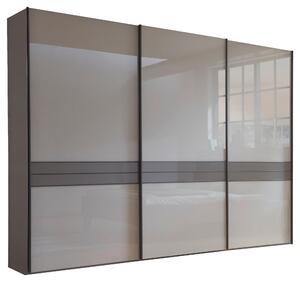 SKŘÍŇ S POSUVNÝMI DVEŘMI, hnědá, šedá, 300/217/67 cm Dieter Knoll - Šatní skříně