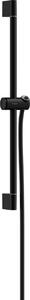 Hansgrohe Unica, sprchová tyč Pulsify S 650 mm se sprchovou hadicí Isiflex 1600 mm, černá matná, HAN-24400670