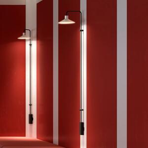 Nástěnné svítidlo Bover LED Platet A/06, černá/šedá, 154 cm