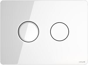 Cersanit Accento Circle splachovací tlačítko pro WC bílá S97-055