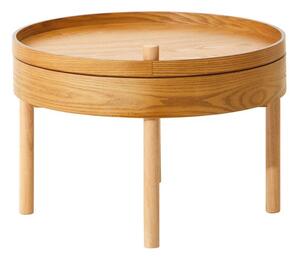Kulatý odkládací stolek v dekoru borovice ø 60 cm Viborg – Premier Housewares