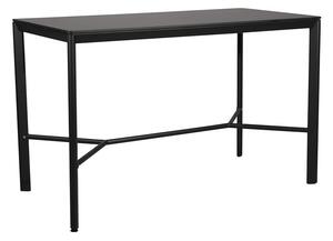 Mindo Barový stůl Mindo 102, obdélníkový 163x81,5x105 cm, rám lakovaný hliník Dark Grey, deska teak
