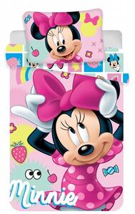 Jerry fabrics Disney povlečení do postýlky Minnie sweet baby 100x135 + 40x60 cm