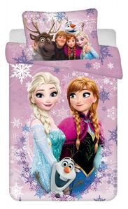 Jerry fabrics Disney povlečení do postýlky Frozen Purple 05 baby 100x135 + 40x60 cm