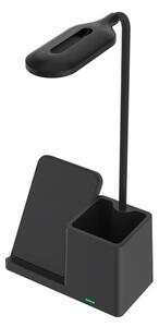 Rabalux CERIE LED Stmívatelná stolní lampa s nabíjením QI LED/4W/5V 3000/4000/6500K černá