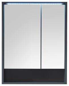 ZRCADLOVÁ SKŘÍŇKA, šedá, šedá, 60/75/20 cm MID.YOU - Koupelnové série, Online Only