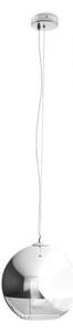 BEAU MONDE 35 závěsná chromované sklo/čiré sklo 230V E27 60W - RED - DESIGN RENDL