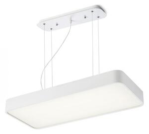 MENSA obdelníková závěsná bílá 230V LED 36W 3000K - RED - DESIGN RENDL