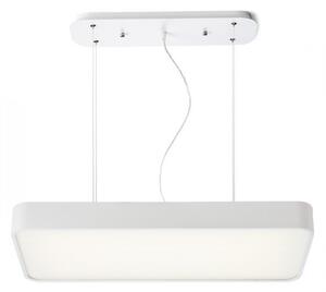 MENSA obdelníková závěsná bílá 230V LED 36W 3000K - RED - DESIGN RENDL