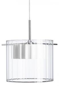 ESTRA I závěsná bílá čiré sklo 230V LED 5W 3000K - RED - DESIGN RENDL