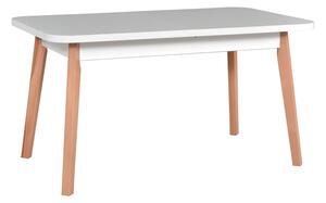 Stoly/jidelni-stul-oslo-6 deska stolu sonoma, nohy stolu bílá
