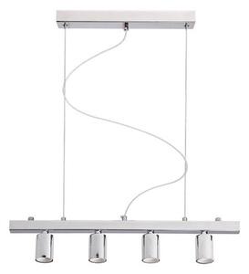 RALLONG 4 závěsná základna chrom 230V E27 4x42W - RED - DESIGN RENDL