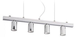 RALLONG 4 závěsná základna chrom 230V E27 4x42W - RED - DESIGN RENDL
