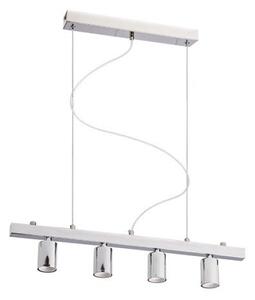RALLONG 4 závěsná základna chrom 230V E27 4x42W - RED - DESIGN RENDL