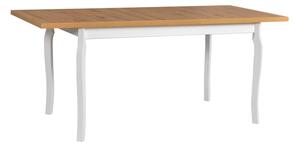 Drewmix Jídelní stůl ALBA 5 + deska stolu ořech světlý, nohy stolu orech světlý