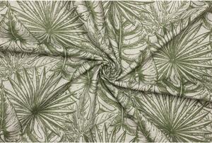 Bavlněné plátno směsové vyšší gramáž - Dekorační květinový vzor