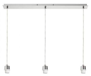MORE 80 stropní závěsná základna matný nikl 230V E27 3x42W - RED - DESIGN RENDL