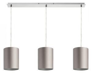 MORE 80 stropní závěsná základna chrom 230V E27 3x42W - RED - DESIGN RENDL