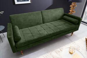 Pohovka COUTURE 195 CM zelená rozkládací Nábytek | Obývací pokoj | Sedací soupravy a pohovky | Pohovky | Všechny pohovky