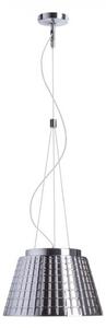 CORONA závěsná chromované sklo 230V E27 42W - RED - DESIGN RENDL