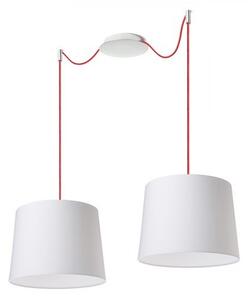 KOMBIX 2 závěsná sada CHZ+ČEK+CHO 230V E27 2x28W - RED - DESIGN RENDL