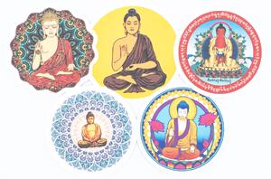 Buddha V. - sada samolepek SAM48