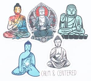 Buddha XII. - sada samolepek SAM55