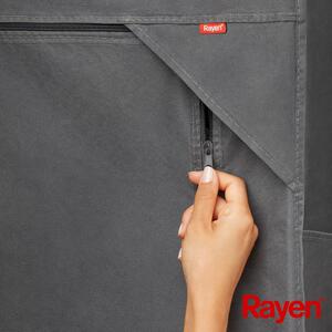 Šedá látková šatní skříň 79x155 cm – Rayen