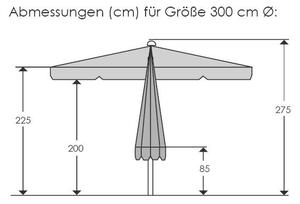 SLUNEČNÍK 300 cm Schneider - Online Only zastínění, Online Only