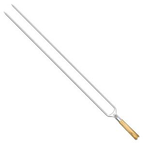 Velký nerezový špíz Churrasco Forged - dvojitý, 60 cm