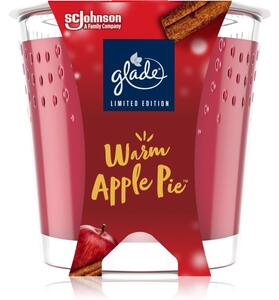 GLADE Warm Apple Pie vonná svíčka s vůní Apple, Cinnamon, Baked Crisp 129 g