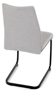 Židle jídelní světle šedá látka DCL-438 LAN2