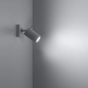 Nástěnné bodové svítidlo SOLLUX Ring GU10 1x40W bez zdroje SL.0087 bílá