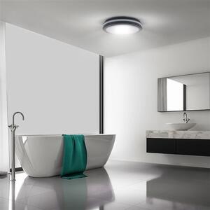 SOLIGHT LED přisazené svítidlo 18-22-26W | 2110lm | CCT 3000-4000-6500K | IP65, černé