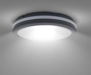 SOLIGHT LED přisazené svítidlo 18-22-26W | 2110lm | CCT 3000-4000-6500K | IP65, černé