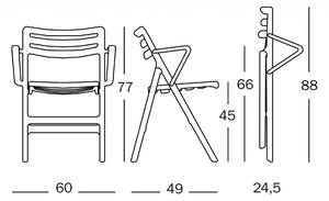 Magis designové skládací židle Folding Air Armchair