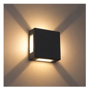Brilagi - LED Venkovní nástěnné svítidlo QUADRAY LED/6W/230V antracit IP54