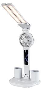 Rabalux 74030 - LED Stm stolní lampa s ventilátorem NOVILO LED/7W/5V