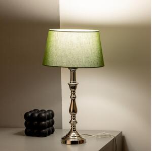 Brilagi - Stolní lampa CERIA 1xE27/60W/230V pr. 25 cm lesklý chrom/zelená