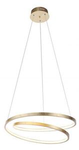 Paul Neuhaus Závěsné LED svítidlo ROMAN, 32W, ø 55 cm, 3000K stmívatelné SimplyDim Barva: Zlatá