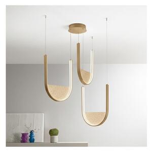 Ondaluce - LED Stmívatelný lustr na lanku LOTUS LED/70W/230V zlatá