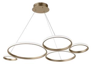 Ondaluce - LED Stmívatelný lustr na lanku POIS LED/60W/230V zlatá