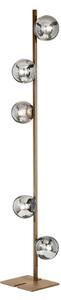 Ondaluce - Stojací lampa MONILE 5xE14/10W/230V 170 cm zlatá/bílá